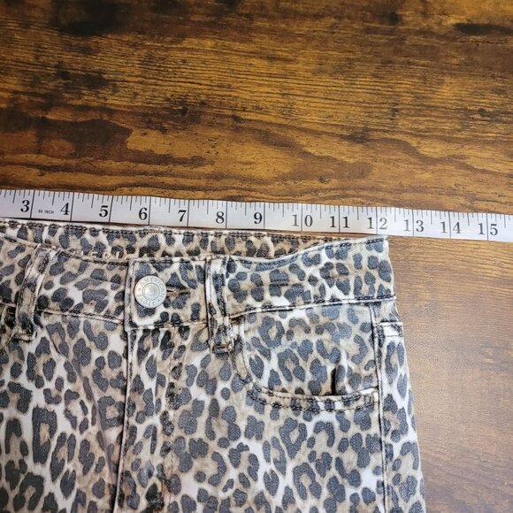 American Eagle Jeans 00 R Jegging Next Level Stretch Hi Rise Animal Print - Picture 6 of 10